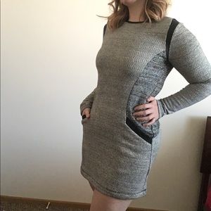 Abercrombie & Fitch Gray Sweater Dress
